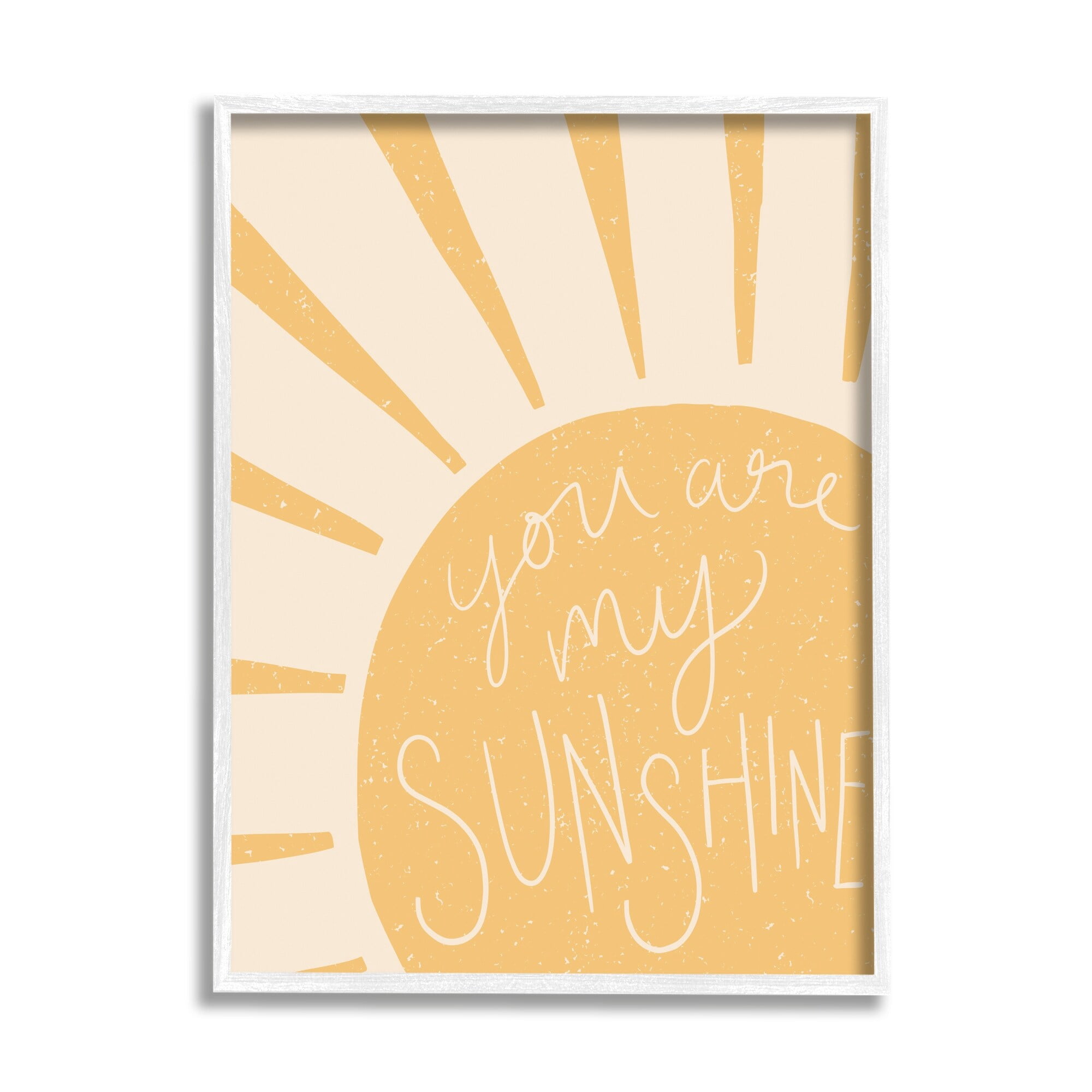 Stupell Industries You Are My Sunshine Simplistic Sun Beam Rays ,16 x 20, Design by Heather McLaughlin