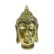 thumbnail image 3 of Escultura de la estatua de la cabeza de Buda Ornamento de mesa coleccionable religioso Figura de Buda para el gabinete Desk Restaurant Decoración del Color de cobre, 3 of 9