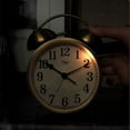 thumbnail image 2 of Dual Alarm Clock，4-Inch Twin Bell Alarm Clock, Table Desk Alarm Clock Battery Operated with Backlight Loud for Heavy Sleepers Bedroom, 2 of 9