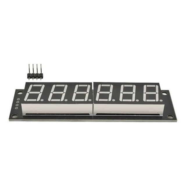 Módulo de Reloj Digital de Tubo TM1637 de 6 Dígitos, 0,56 Pulgadas y 7 Segmentos con Pantalla LED Azul
