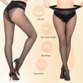 thumbnail image 3 of Manzi 2 Pairs Backseam Pantyhose for Women Seamed Nylon 20D Sheer Tights, 3 of 7