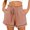 Rose Gold, variant on Yanyanz Shorts for Women,Womens Casual Shorts High Waisted 2025 Fashion Beach Cruise Shorts Cute Comfy Summer Shorts with 2 Pockets High Waisted Pants for Women Casual Dresses for Women Clearance