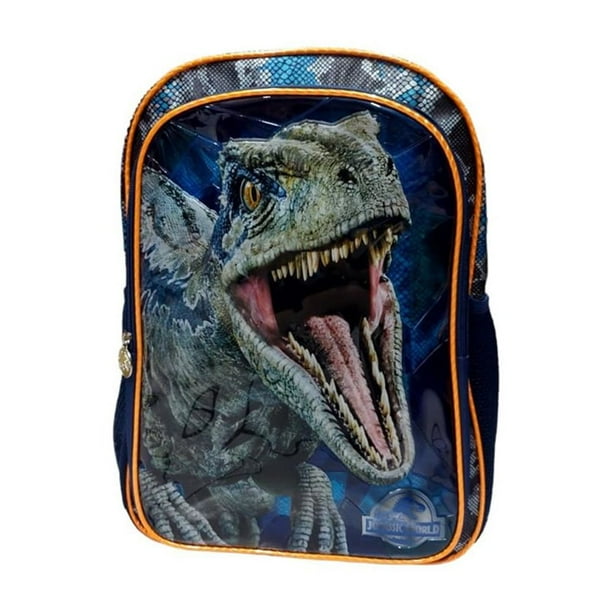 Mochila Grande Escolar Ruz Jurassic World Dinosaurio Blue Coleccion Furia Walmart en linea