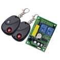 thumbnail image 1 of 220V 10A 2CH transmisor de interruptor de telemando inalámbrico RF con receptor para de cochera, automóviles, luces LED 2 botones 433MHZ DYNWAVEMX Interruptor de control remoto, 1 of 5