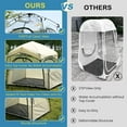 thumbnail image 5 of LILYPELLE Sport Tent with Removable Top Cover and Sealed Floor, Instant Weather Proof Pod for 4-6 People, Pop Up Bubble Clear View Tent, All Weather Shelter, 5 of 8