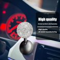 thumbnail image 4 of Soumake Decorative Car One-Button Start Lever Ornament Easy to Install Shiny Rhinestone Ball-bar Rocker Joystick Car Interior Accessories, 4 of 8