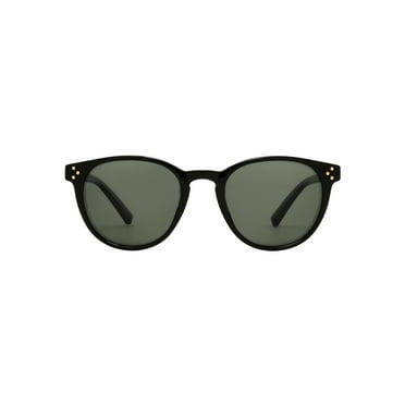 Foster Grant TruPolar Black Round Women's Polarized Sunglasses
