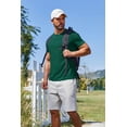thumbnail image 4 of COOFANDY Men's Waffle Shirt and Shorts Set 2 Piece Outfits Casual Summer Tracksuits Set with Pockets, 4 of 6