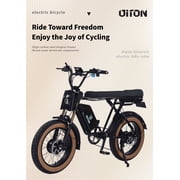 Electric Bikes,Electric Mountain Bike,Akez D1 MAX Ebike with 750W Peak Motor,7-speed,48V 25AH Battery,Dual Hydraulic Brakes,Full Shock Absorption,Electric Dirt Bike for Adult Outdoor Adventure,Black