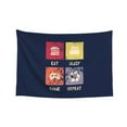 thumbnail image 1 of Game Slogan Blue Tapestry, Wall Tapestry Decor Home Decor Bedroom Living Room Dorm Tapestry Room Wall Hanging, 60"x40", 1 of 1