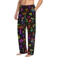 thumbnail image 2 of Mushroom Skull Men'S Pajama Pants Soft Sleep Lounge Pants Pjs Bottoms With Pockets Xx-Large, 2 of 6