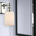 thumbnail image 4 of Innovations Lighting 516-1W Hadley Hadley 9" Tall Bathroom Sconce - White and Polished, 4 of 7
