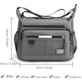 thumbnail image 2 of Bolso de hombro para hombre, bolso bandolera de lona, bolso bandolera, mochila de viaje, 2 of 7
