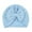 Blue, variant on Baby Turban Baby Girl Hats Top Knot Newborn Cap Hospital Head Wrap Beanie Toddler Infant Baby Hat