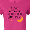 thumbnail image 4 of Inktastic I Love My Nana to the Moon and Back Women's T-Shirt, 4 of 5
