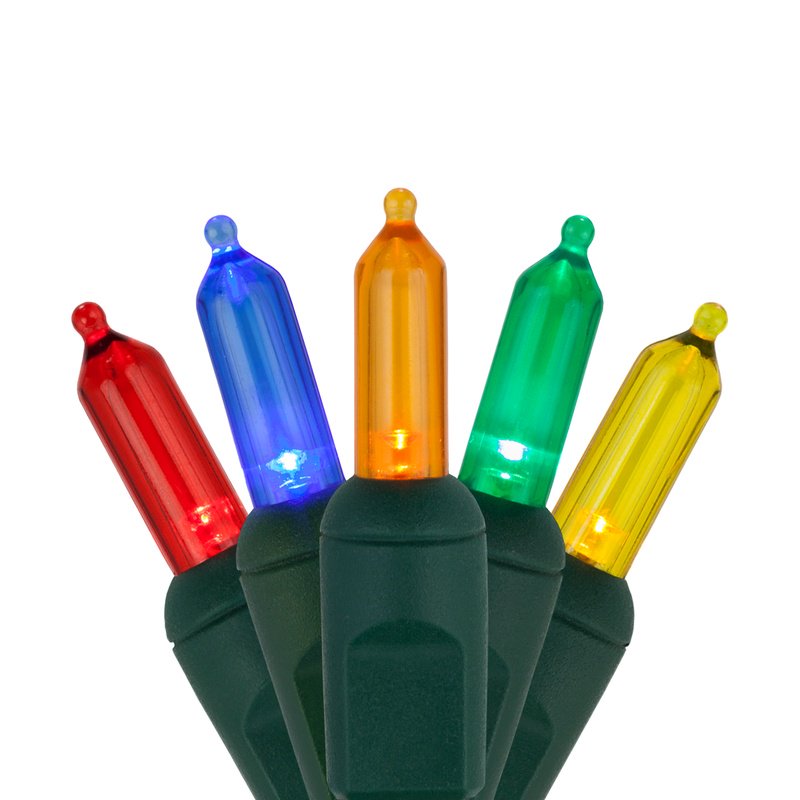 Wintergreen Lighting LED Christmas Tree Lights, T5 Mini Lights, LED