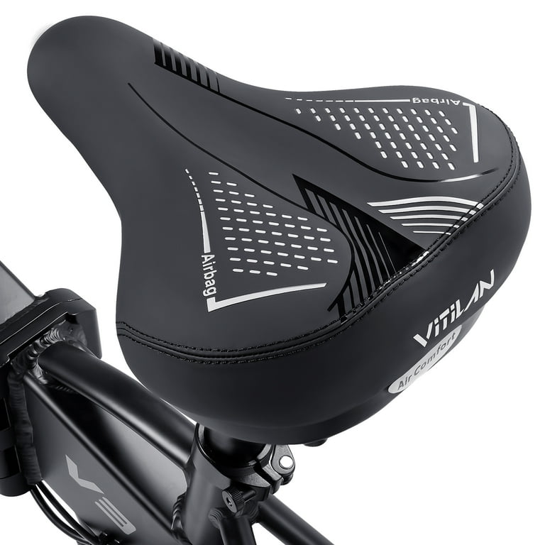 VITILAN Comfortable Bike Seat for Women Men High Resilience
