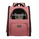 thumbnail image 4 of Bolsa de transporte portátil para mascotas, transpirable, para gatos y perros, mochila transparente para exteriores Rosado, 4 of 9