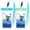 Blue + Mint Green, variant on MoKo Waterproof Phone Pouch Floating Compatible with iPhone/Samsung/Galaxy, up to 7", 2 Pack