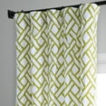 thumbnail image 3 of Garden Path Moss Green Printed Cotton Curtain (1 Panel), Garden Path Moss Green, 50W X 96L, 3 of 6
