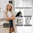 thumbnail image 6 of KUIFORTI Mushroom Leather Crossbody Bags for Women Trendy Casual Woman Shoulder Bag Handbags Portability Shoulder Bag Wallets with Chain Strap for Work Shopping, 6 of 7
