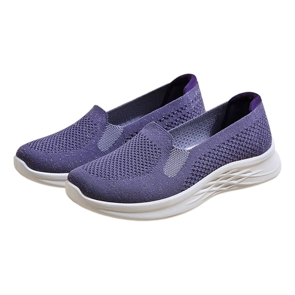 YOUYEDIAN Orthopedic Shoes for Women Dress Slip on Non Slip Mesh Sneakers Summer Walking Comfortable Closed Toe Arch Support Shoes