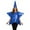 Blue, variant on Star Shaped for Adult Hat Cap Bodysuit Outfits Funny Jumpsuits Silver One Size