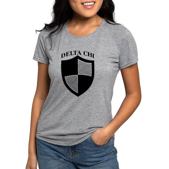 CafePress - Delta Chi Black Icon T Shirt - Womens Tri-blend T-Shirt