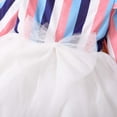 thumbnail image 4 of Longues Robe Tricotée à Manches pour Fille, Robe en Dentelle à Rayures à Manches Longues pour Bébé Fille avec Deux Pièces, Nouvelle Robe à Manches Longues à Col Rond Longueur Genou, Blanc, 2-3T, 4 of 9