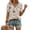 Beige, variant on Women's Vintage Printed Top Casual Fashion Blouse Short Sleeve Retro Streetwear T-Shirt Comfortable Summer Y2K Aesthetic Loose Fit,Blue,S