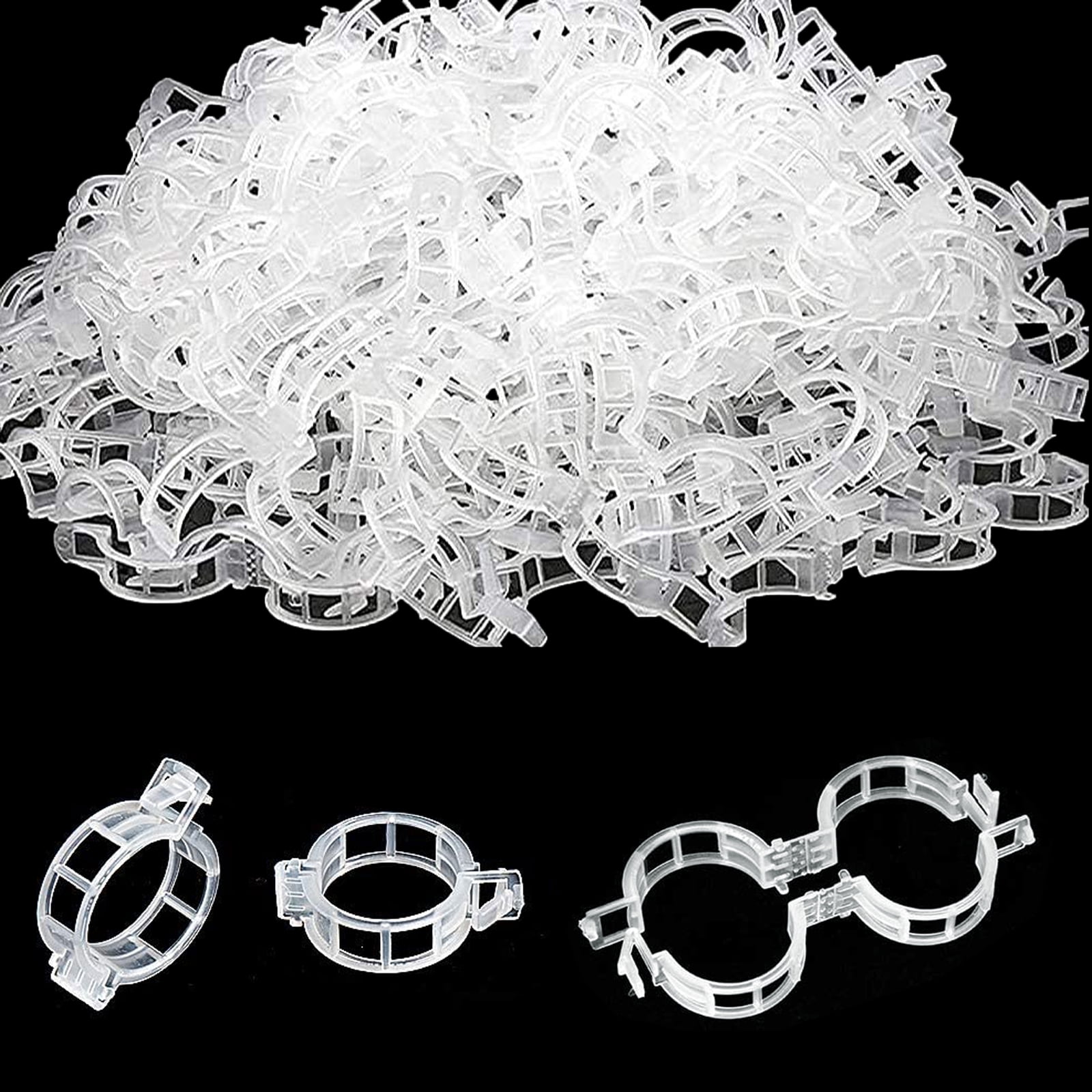 200 Pcs Tomato Clips, Plastic Trellis Clips Plant Support Clips, Plant