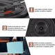 thumbnail image 4 of Tocadiscos Con Bluetooth Usb Reproductor De Discos De Vinilo Azul, 4 of 5