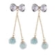 thumbnail image 2 of 2 Piezas Diamante Crystal Bow Flatback Adorno Con Borla Pendientes De Bola De Cristal Para La Ropa Botones Decorativos, Pinzas Para El Pelo, Bolsos Colgantes, Caja Del azul claro Soledad Botones de adornos de cristal, 2 of 10