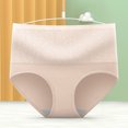 thumbnail image 5 of ManxiVoo Womens Cotton Underwear Full Coverage Briefs Soft Stretch Breathable Comfort No Roll Down Waist Design XL Size Khaki, 5 of 5