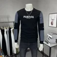 thumbnail image 3 of Sudaderas de primavera, ajustadas, ajustadas, nuevas camisetas para hombre, divertidas, talla S, manga larga, camisetas de diseñador, camisetas coreanas de lujo XL, jerséis para hombre, 3 of 5