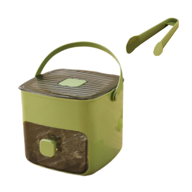 Abbracc Tray 48 Grid Ice Box Ice Making Tool Reusable Box with Lid Ice Green