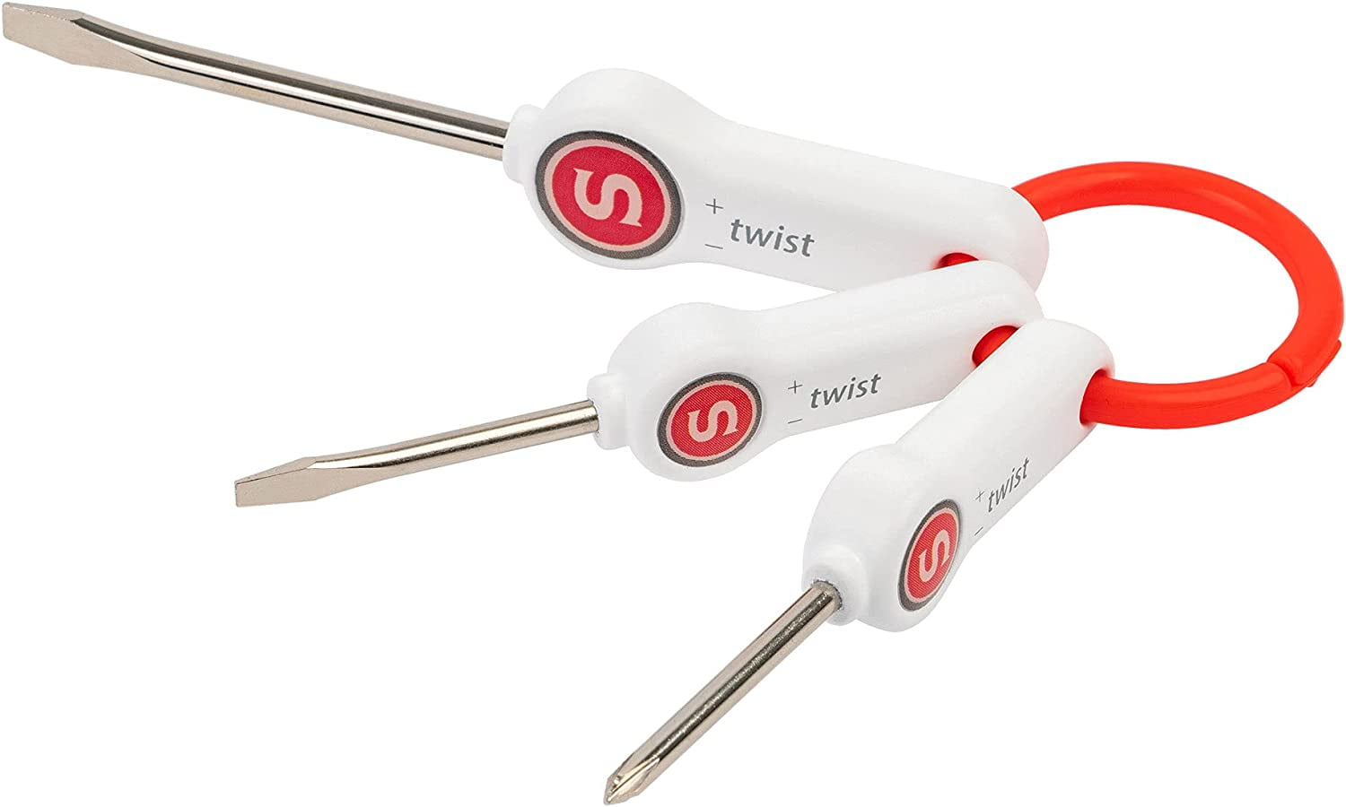 MKEUDQ-3-Piece Screwdriver Set - Includes; 2 Flat head, 1 Phillips head