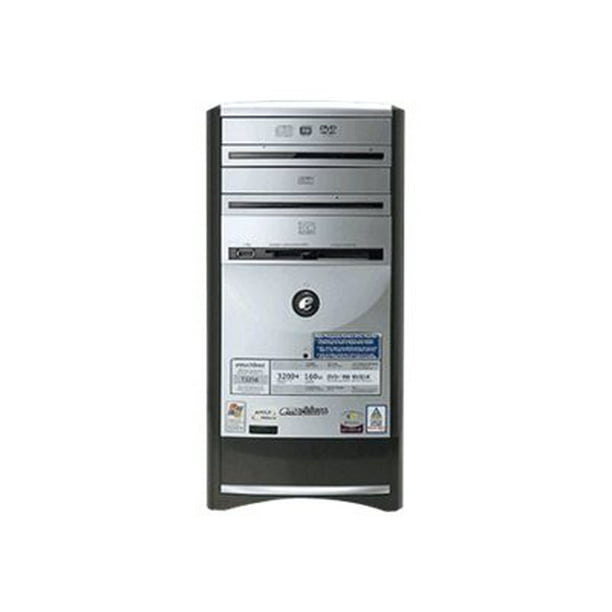 Emachines T3256 Tower 1 X Athlon Xp 3200 2 2 Ghz Ram 512 Mb Hdd 160 Gb Dvd Writer Cd Rom Nforce2 Igp Mdm Win Xp Home Monitor None Walmart Com Walmart Com