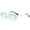 Green, variant on 1990s 20s Style Frameless Square Sunglasses, Retro Rectangular Rimless Gradient Tint Glasses, UV400 Protection Lightweight Metal Frame Sunglasses for Outdoor, Party & Daily Use (Mint Green)