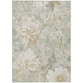 thumbnail image 2 of Addison Rugs Chantille Indoor/Outdoor Transitional Floral Mint Machine Washable Rectangle Rug, 3' x 5', 2 of 8