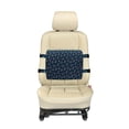 thumbnail image 4 of Lighthouse Lumbar Pillow, Abstract Helms Marine Navigation Towers Cartoon Style Pattern, Soft Back Cushion for Office Chairs with Adjustable Straps, 14" x 13", Navy Blue Red White, by Ambesonne, 4 of 7