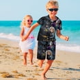 thumbnail image 5 of Kids Batman Athletic T-Shirt And Mesh Shorts Outfit Set Mesh Clothing Set for Boys, 5 of 7