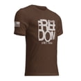 thumbnail image 3 of FREEDOM ISN'T FREE - Short sleeve t-shirt (Brown Triblend, M), 3 of 4