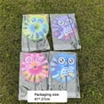 thumbnail image 6 of Child Friendly Owl Windmill Outdoor Decoration Whirling Motion Toy Plastic Fabric Easy Install Yard Landscape Art, 6 of 9