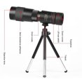 thumbnail image 2 of 10-300X40mm Zoom Monocular Telescope Compact Waterproof Telescope With Smartphone Holder Tripod For Hiking Camping Bird Watching, 2 of 8
