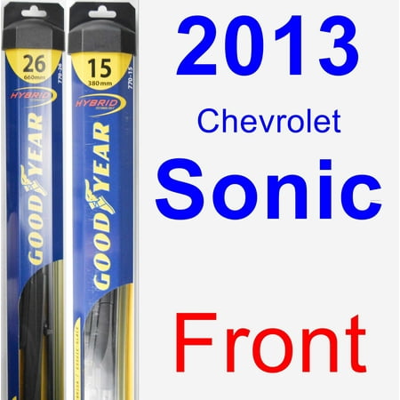 2013 Chevrolet Sonic Wiper Blade Set/Kit (Front) (2 Blades) - (Best Hybrid Wiper Blades)