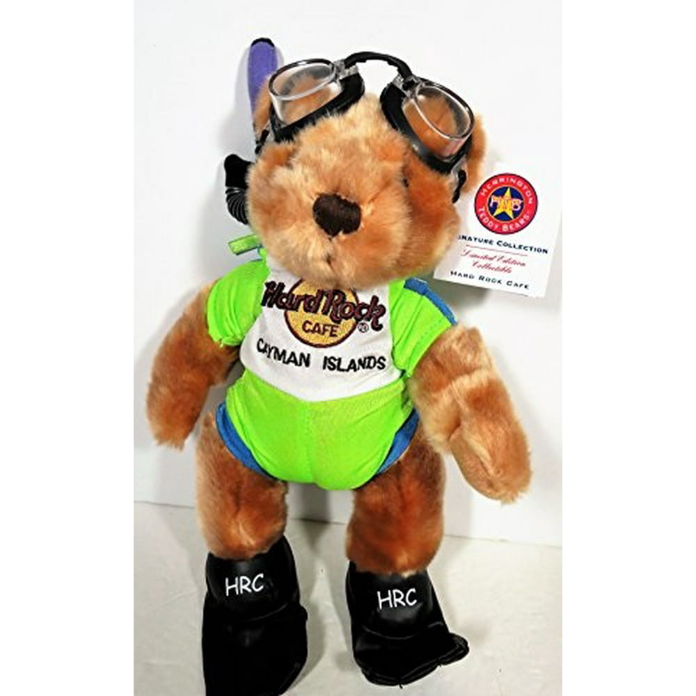 Hard Rock Cafe GRAND CAYMAN ISLAND SCUBA DIVER Plush Herrington Teddy