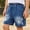 Blue, variant on VeFlora Boys Elastic Waist Denim Shorts, Relaxed Fit Pull-On Jean Shorts with Pockets, Casual Summer Kids Shorts(BU1/5-6 Years)