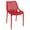 Red, variant on Compamia Air Mix Square Dining Set with White Table and 4 Red Chairs
