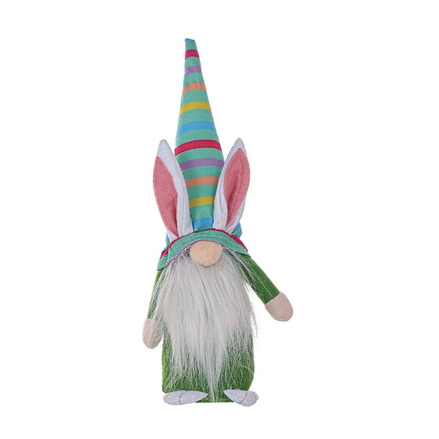 Décorations de Pâques Cadeaux des Fêtes Ornements Jouets Poupée Sans Visage Rudolph Tissu Peluche Jouet Rose
